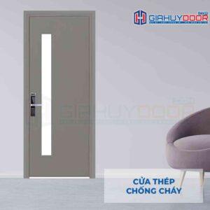 Cửa thép chống cháy TCC P1G1 xam (2)