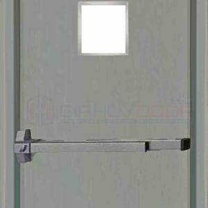 Cửa thép chống cháy TCC P1G1 xam thanh thoat hiem