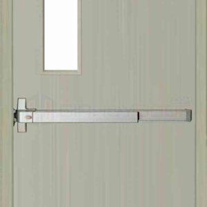 Cửa thép chống cháy TCC P1G1 xam thanh thoat hiem