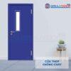 Cửa thép chống cháy TCC P1G1 xanh duong