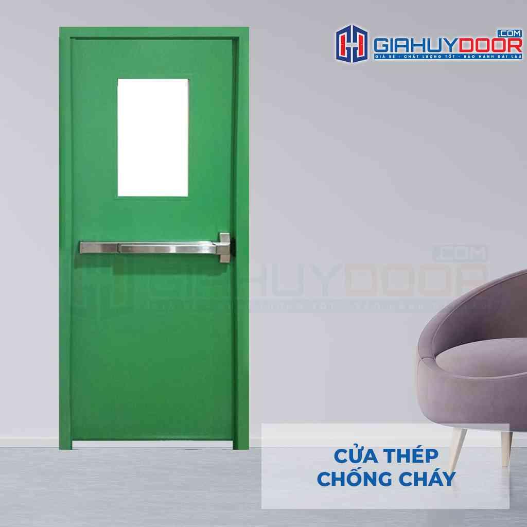 Cua thep chong chay P1G1 xanh.png Cửa thép chống cháy TCC P1G1 xanh