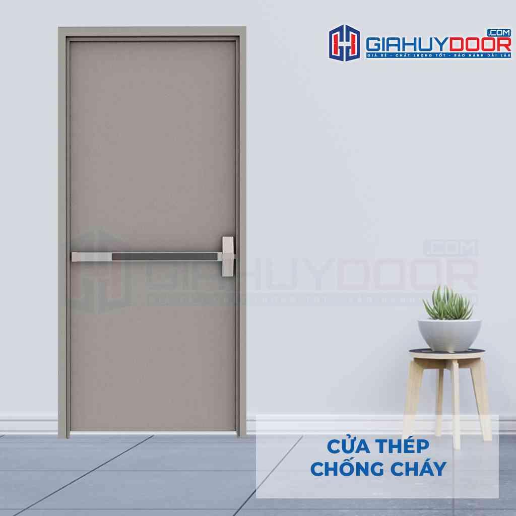 Cua thep chong chay TCC P1-Gray.png Cửa thép chống cháy TCC P1G1 xanh duong