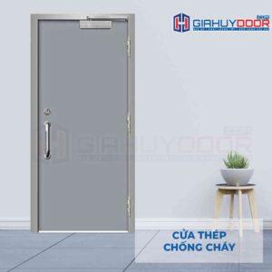 Cửa thép chống cháy TCC Cua thep chong chay mau thong dung 1