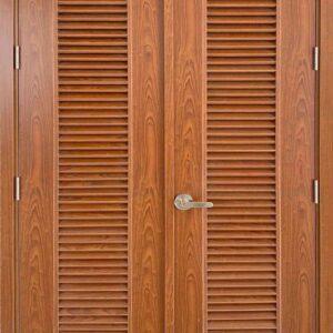 Cửa gỗ công nghiệp MDF Melamine IMG_2207 2 cánh lá sách