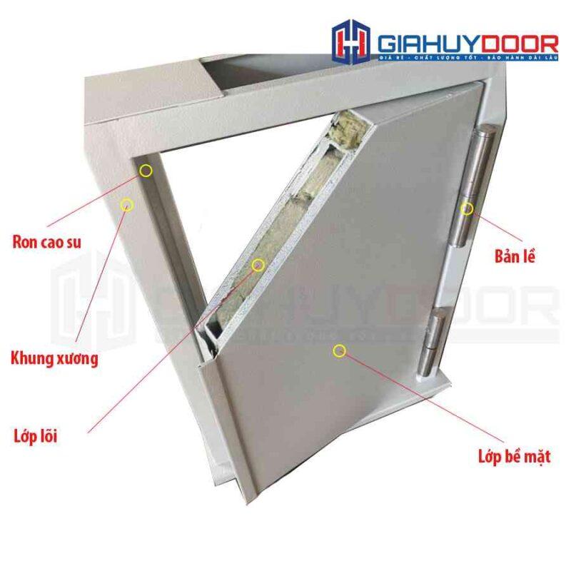 Cấu tạo cửa thép chống cháy