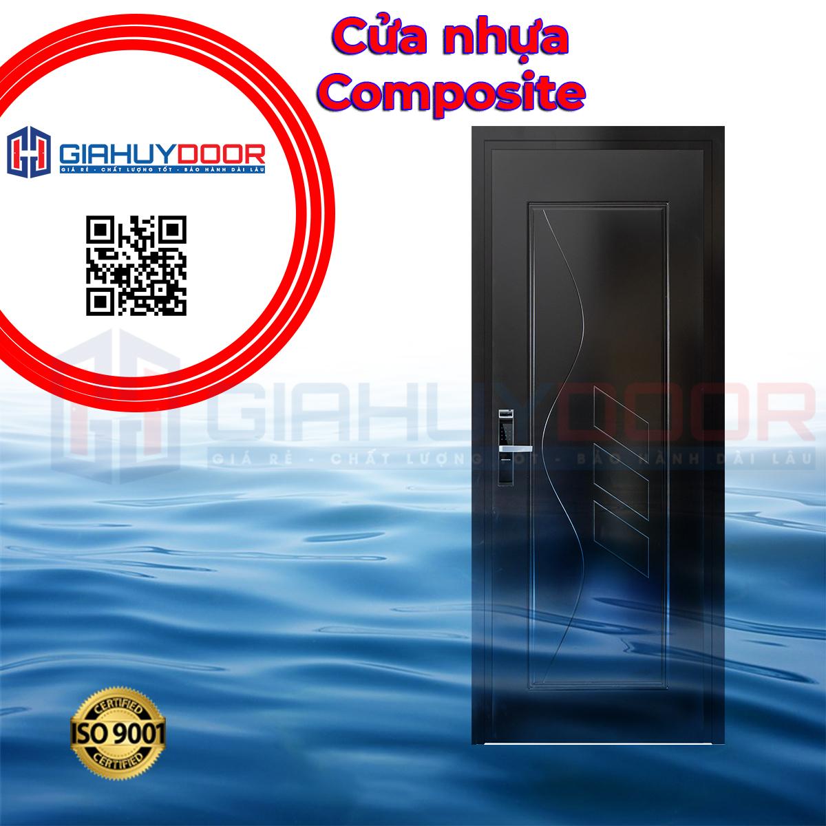 Mẫu cửa nhựa chống nước làm từ gỗ nhựa Composite