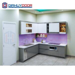 Nội thất nhà bếp đôi chữ L nhựa