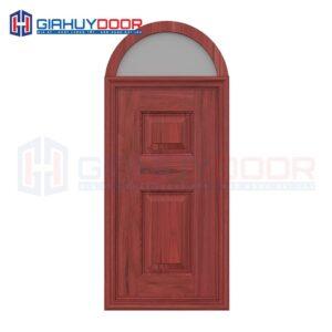Cửa thép vân gỗ dạng vòm TVGVom-SGD-6