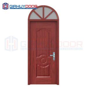 Cửa thép vân gỗ dạng vòm TVGVom-SGD-9