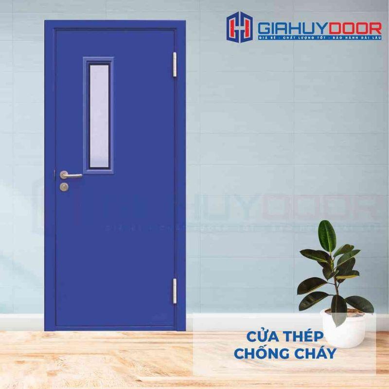 Nên sử dụng cửa thép chống cháy cho các công trình 