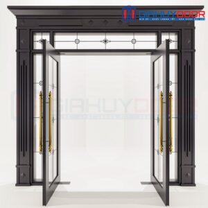 Cửa Nhôm Vân Gỗ 73