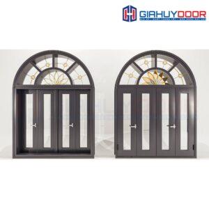 Cửa Nhôm Vân Gỗ SGD-CNVG-17