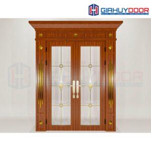 Cửa Nhôm Vân Gỗ SGD-CNVG-42