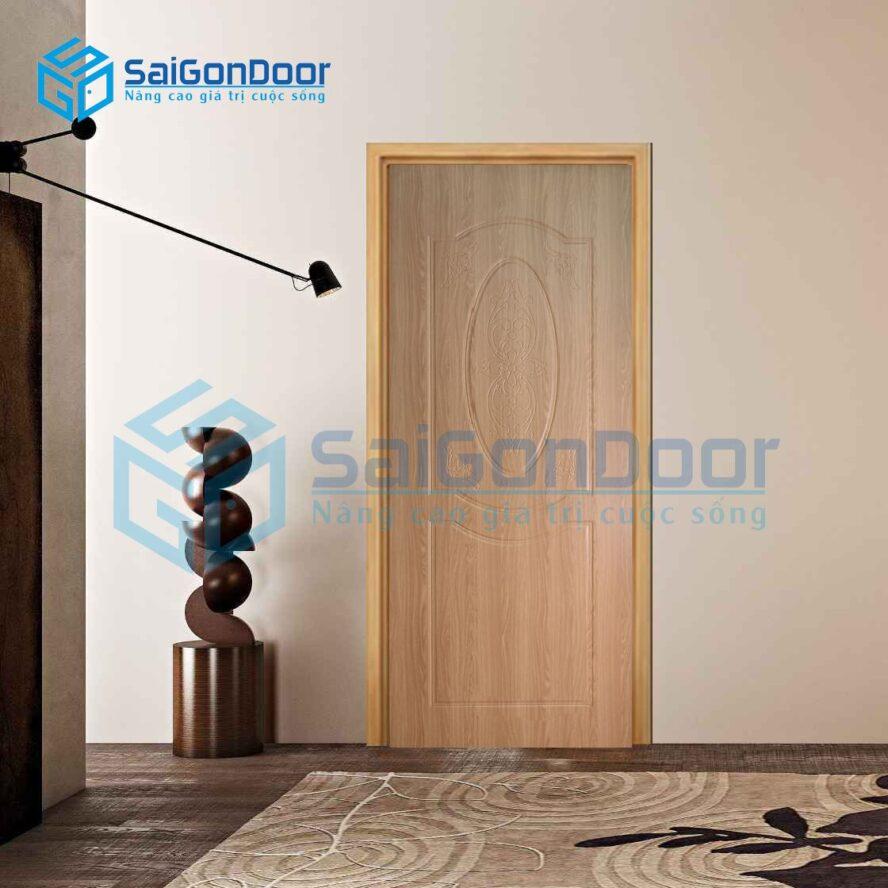 Mẫu cửa nhựa phòng khách cao cấp cách âm SYB.243-B02