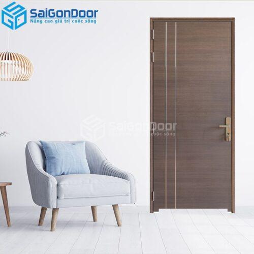 Cửa Gỗ Chống Cháy MDF Laminate P1R2-a-SGD