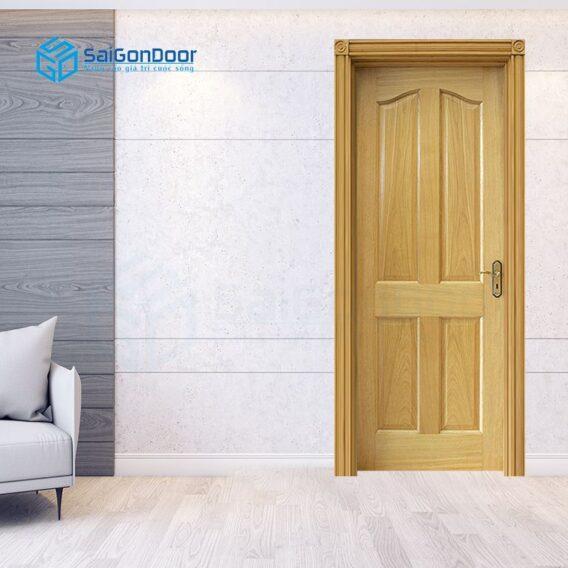 Cửa gỗ cao cấp được cấu tạo từ gỗ tự nhiên tại SaiGonDoor