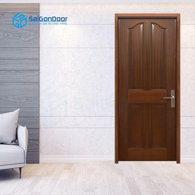 Cửa gỗ cao cấp được cấu tạo từ gỗ tự nhiên tại SaiGonDoor