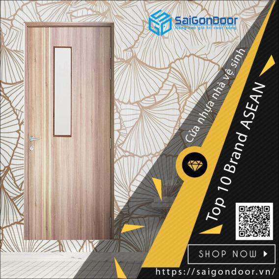 Cửa nhựa composite - cửa nhựa nhà vệ sinh đẹp