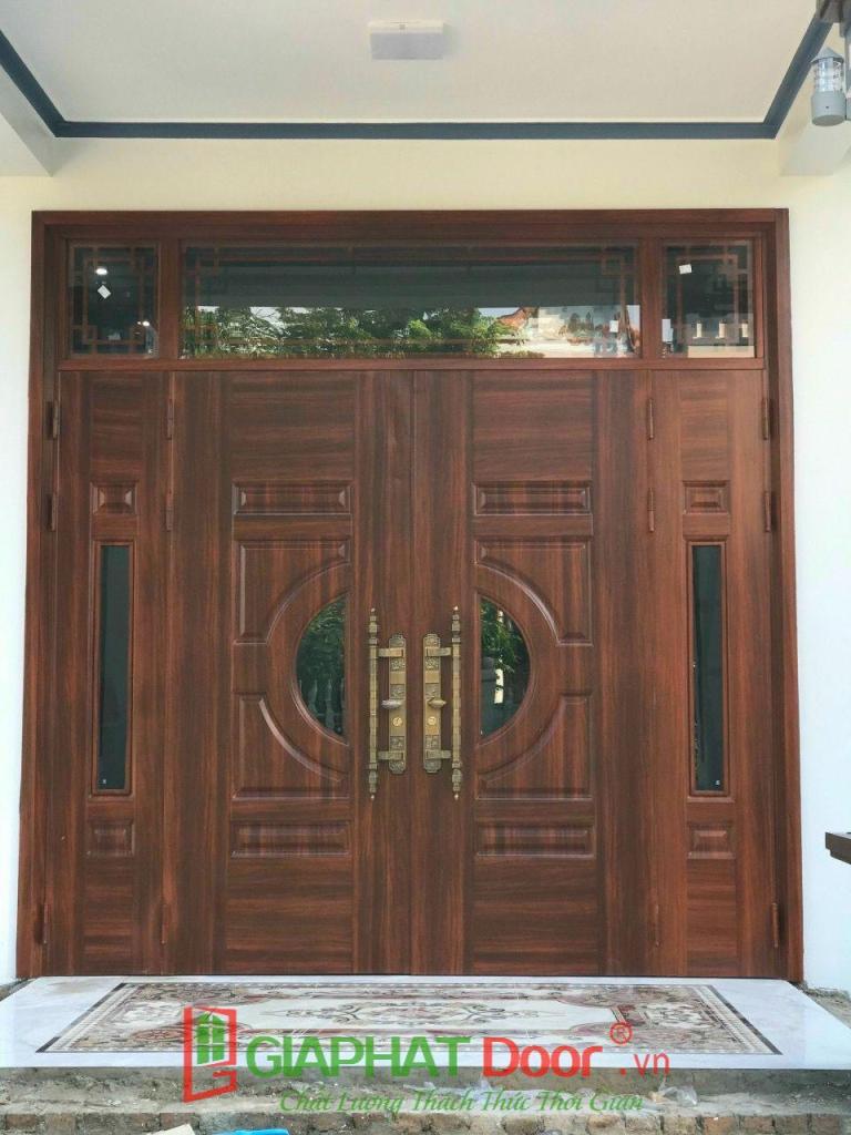 Cửa thép vân gỗ cao cấp