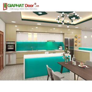 Nội thất nhà bếp nhựa bóng Full trần