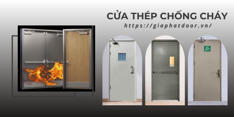 Cấu tạo chi tiết của dòng cửa thép chống cháy Hậu Giang