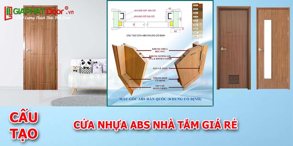Cấu tạo cửa nhựa ABS Hàn Quốc