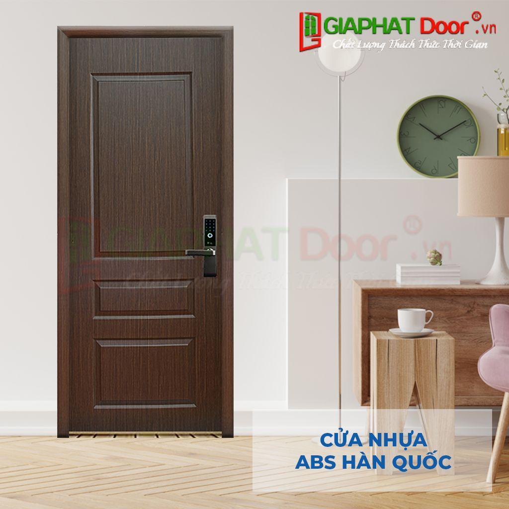 Mẫu cửa nhựa abs màu nâu KOS 611
