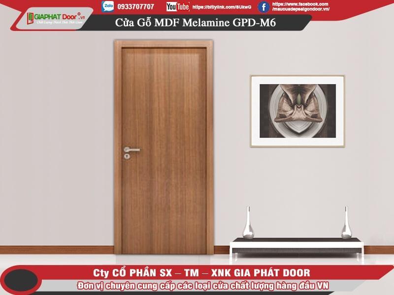 Cửa Gỗ MDF Melamine GPD-M6
