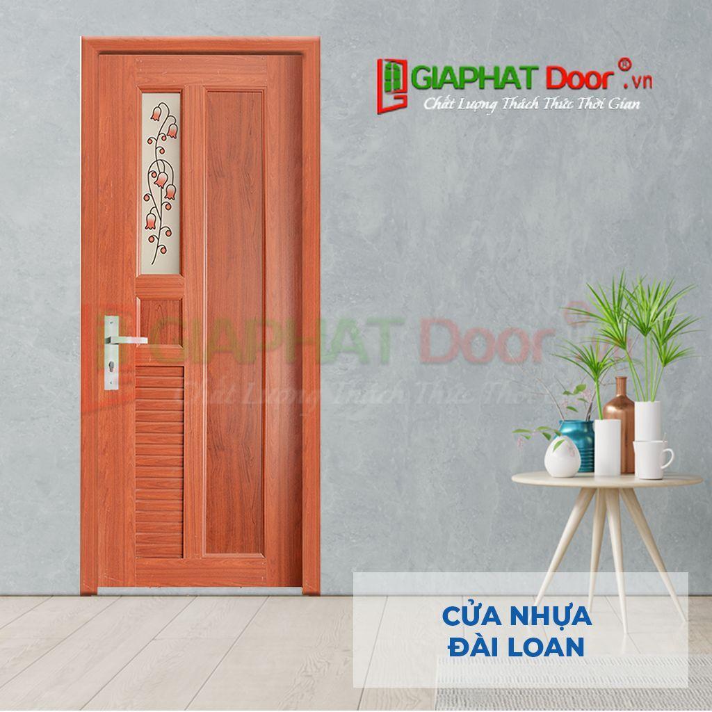 Cửa WC, Cửa gỗ WC, Cửa nhựa WC giá rẻ tại Trà Vinh Mẫu cửa nhựa Đài Loan 1
