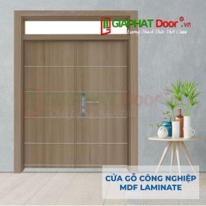 Cửa gỗ công nghiệp MDF Laminate 2P1R10s FIX