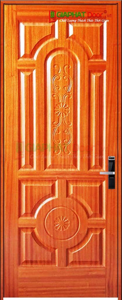 Cửa Gỗ Công Nghiệp HDF Veneer 18-Xoan dao