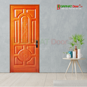 Cửa Gỗ Công Nghiệp HDF Veneer 18-Xoan dao