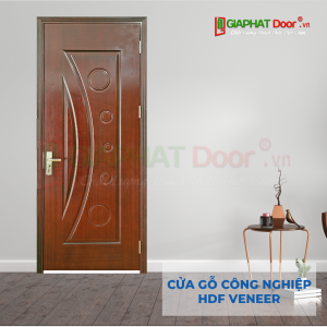 Cửa Gỗ Công Nghiệp HDF Veneer 1K cam xe (2)