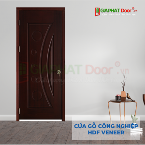 Cửa Gỗ Công Nghiệp HDF Veneer 1K cam xe (3)