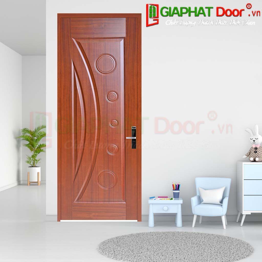 Cua go HDF Veneer 1K sapele.png Cửa Gỗ Nhà Tắm HDF Veneer 1K sapele