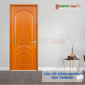 Cửa Gỗ Công Nghiệp HDF Veneer 2A lum xoan dao