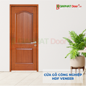 Cửa Gỗ Công Nghiệp HDF Veneer 2A-sapele