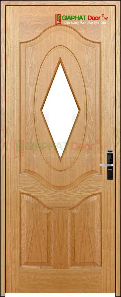 Cửa Gỗ Nhà Tắm HDF Veneer 3AG1-oak