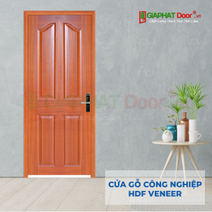Cửa Gỗ Công Nghiệp HDF Veneer 4A-sapele