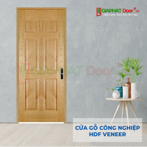 Cửa Gỗ Công Nghiệp HDF Veneer 6A-ash