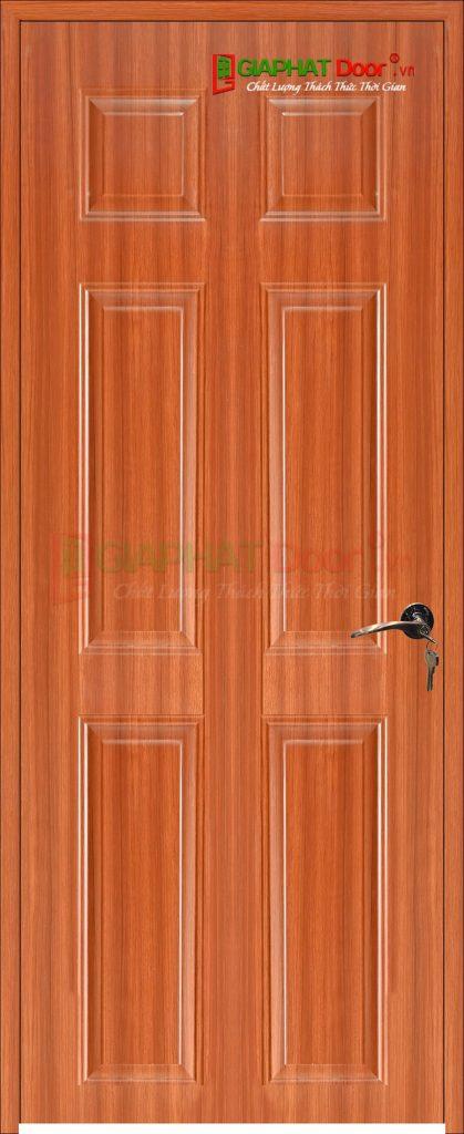 Cửa Gỗ Nhà Tắm HDF Veneer 6A-sapele