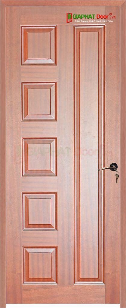 Cửa Gỗ Phòng Ngủ HDF Veneer 6B cam xe