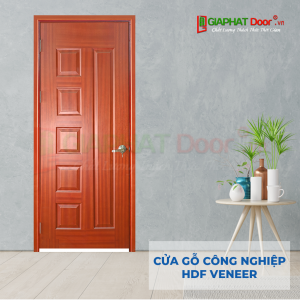 Cửa Gỗ Công Nghiệp HDF Veneer 6B sapele
