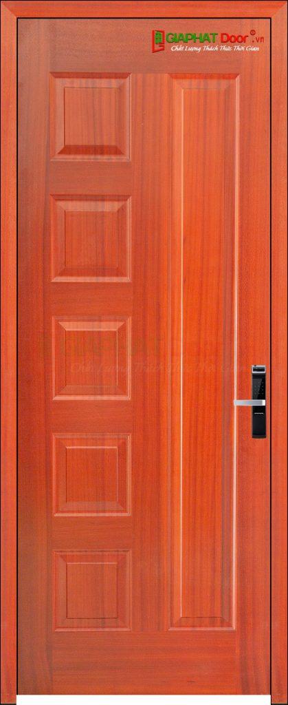 Cửa Gỗ Phòng Ngủ HDF Veneer 6B-sapely