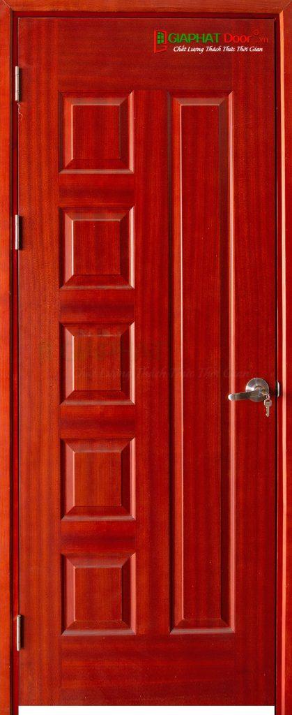Cửa Gỗ Phòng Ngủ HDF Veneer 6B xoan dao (2)