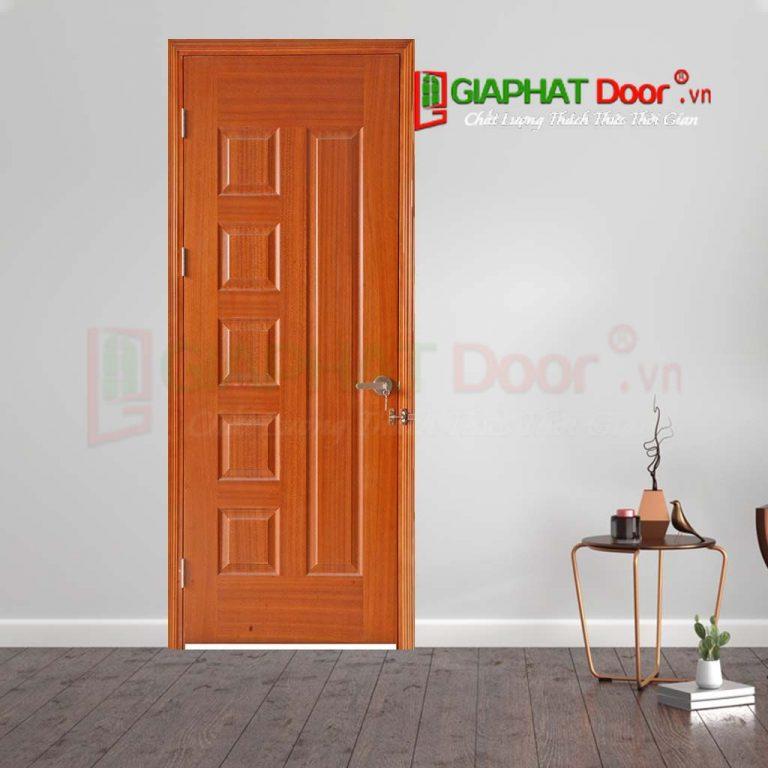 Cửa Gỗ Phòng Ngủ HDF Veneer 6B-xoan dao