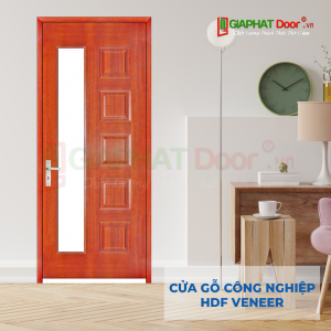 Cửa Gỗ Công Nghiệp HDF Veneer 6GL-cam xe