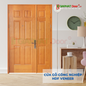 Cửa Gỗ Công Nghiệp HDF Veneer 9A-soi