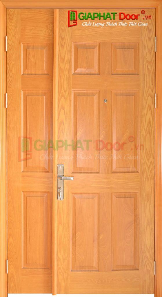 Cửa Gỗ Công Nghiệp HDF Veneer 9A-oak soi