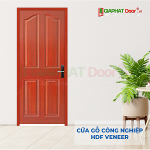 Cửa Gỗ Công Nghiệp HDF Veneer 4A-Cam xe
